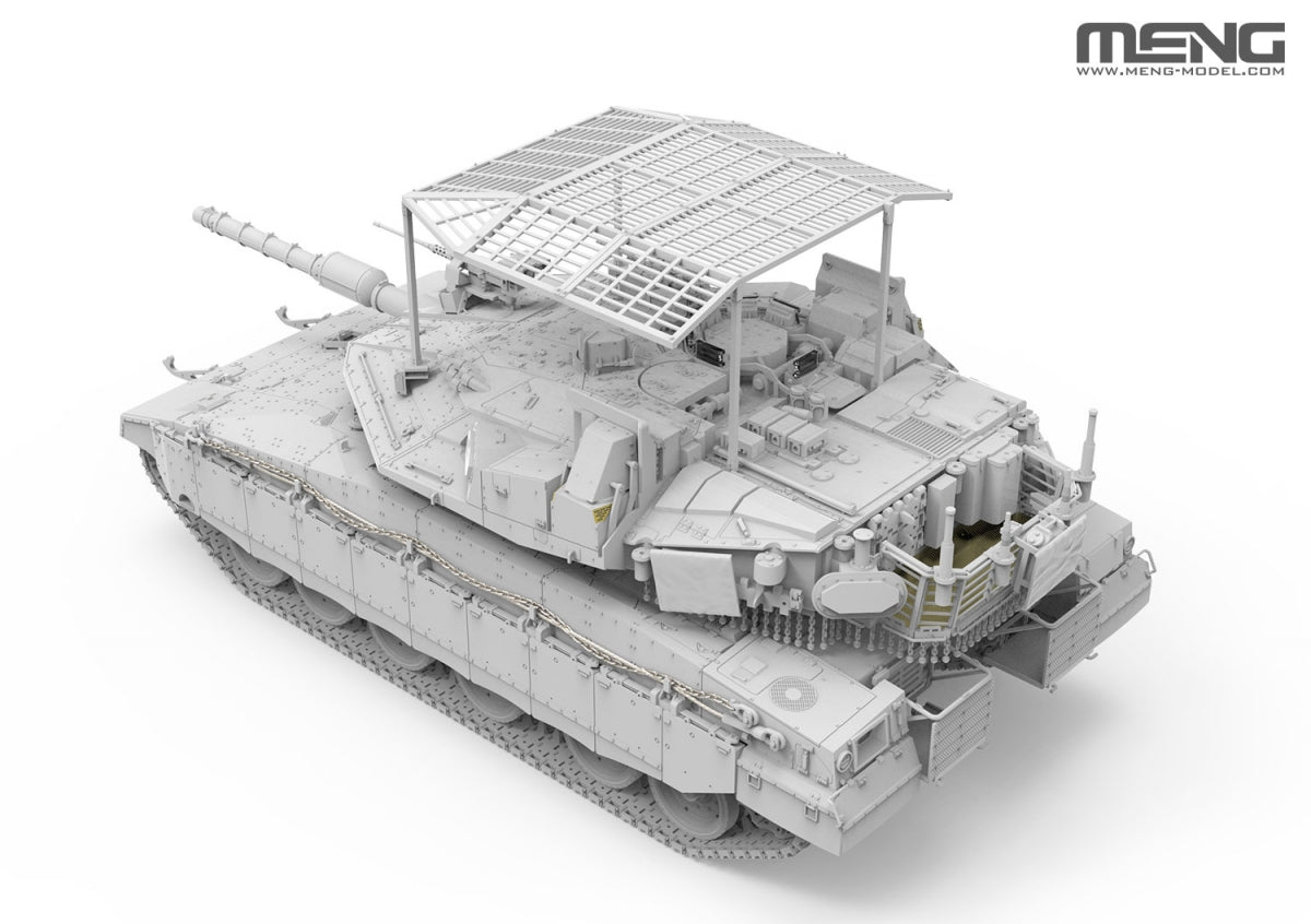 Meng Model TS-056 Merkava Mk.4M w/roof-mounted slat armor Israel Main Battle Tank 1/35 – Bild 3