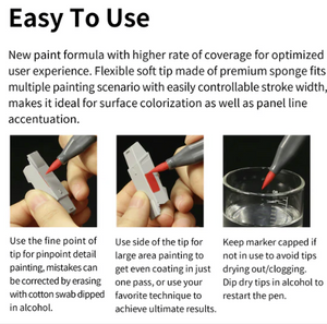 DSPIAE MKF-06 Water-Based Soft Head Marker Fluorescent Orange – image 7
