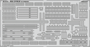 Eduard 48841 MiG-23MLD weapons 1/48 TRUMPETER