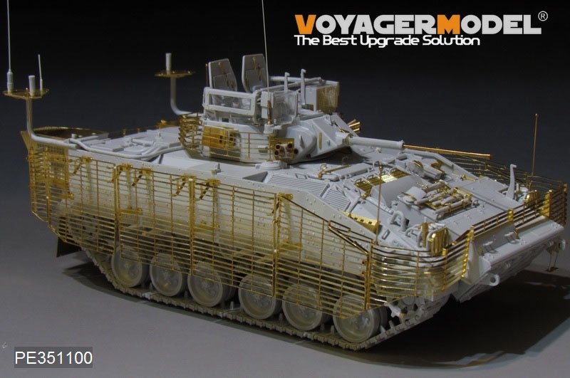 Voyager Model PE351100 Modern British FV510 Worrior TES(H) AIFV w/Slat Amour 2011 VER Upgrade Set（For MENG SS-017） 1/35 – imagen 3