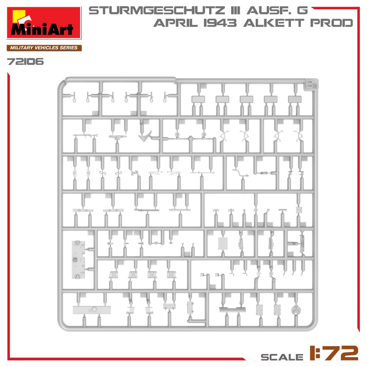 MiniArt 72106 STURMGESCHUTZ III AUSF. G, APRIL 1943 ALKETT PROD. 1/72 – image 13