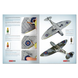 AMMO by Mig Jimenez 6536 SOLUTION BOOK 34 - BLACK EDITION - How to Paint Late WWII RAF Aircraft (Multilingual)