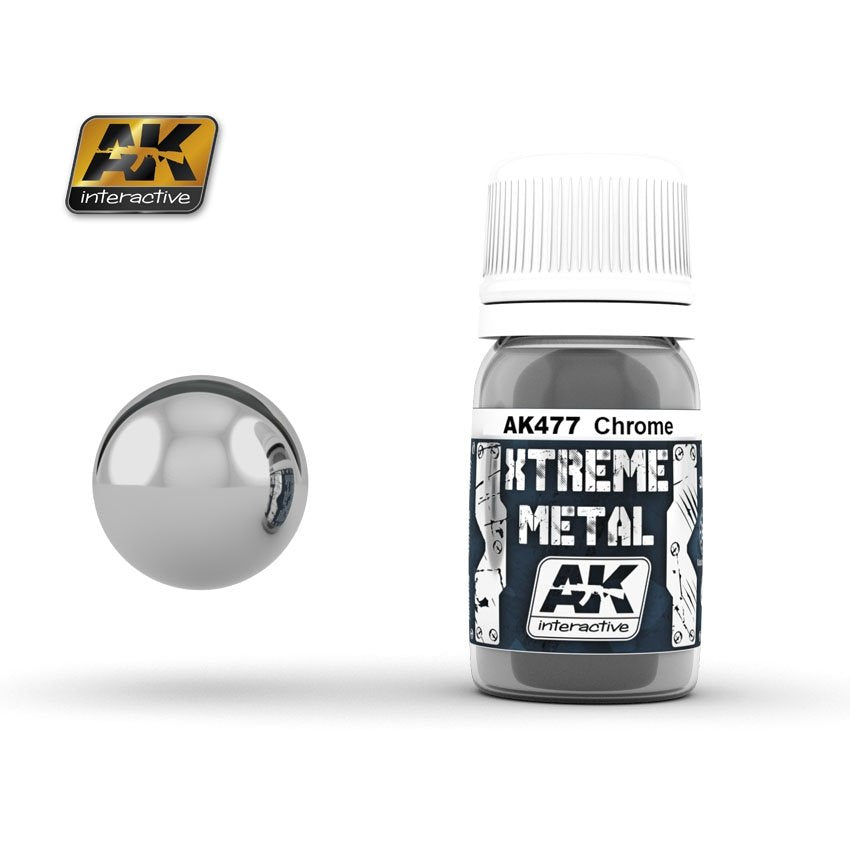 AK Interactive AK477 XTREME METAL CHROME 30 ml