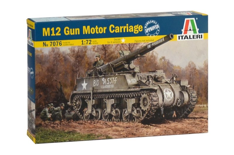 Italeri 7076 M12 Gun Motor Carriage 1/72