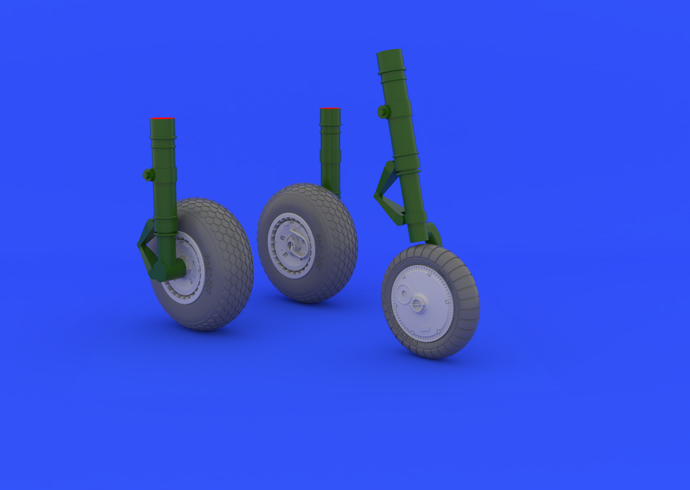 Eduard 632031 Me 262 wheels 1/32 (TRUMPETER) – Bild 2