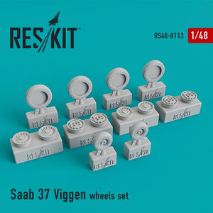 RESKIT RS48-0113 Saab 37 Viggen wheels set 1/48