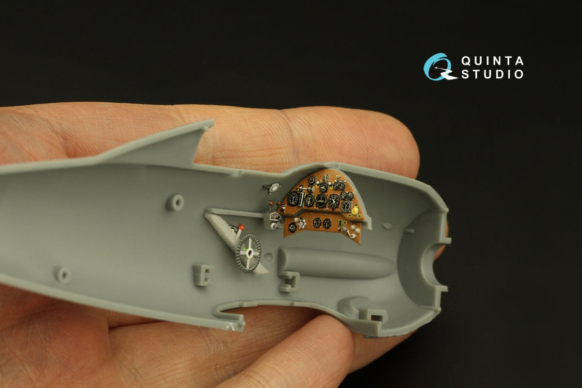Quinta Studio QD48393 Gloster Gladiator MKI 3D-Printed &amp;amp; colored Interior on decal paper (I Love Kit) 1/48 – image 6