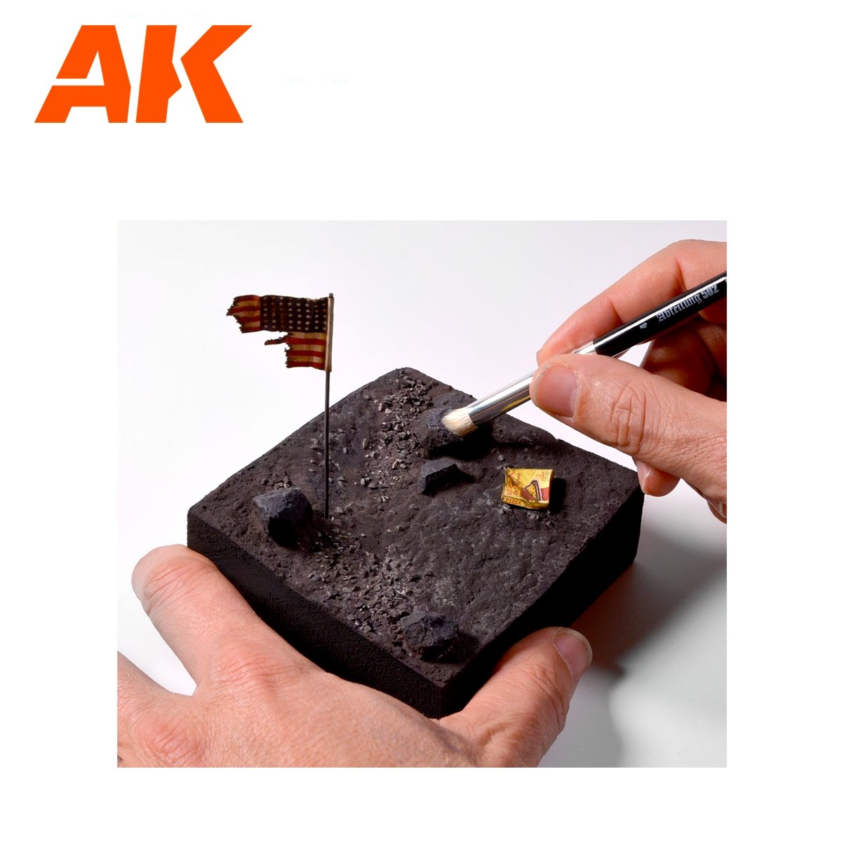 AK Interactive AK9300 DRY 4 BRUSHES SET – obrázek 4