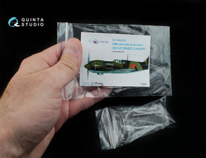 Quinta Studio QC48005-S La-5 vacuformed clear canopy 1 pcs (for Zvezda kit) 1/48 – obrázek 7