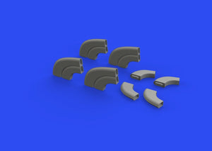 Eduard 648805 Yak-9D exhaust stacks PRINT ZVEZDA 1/48