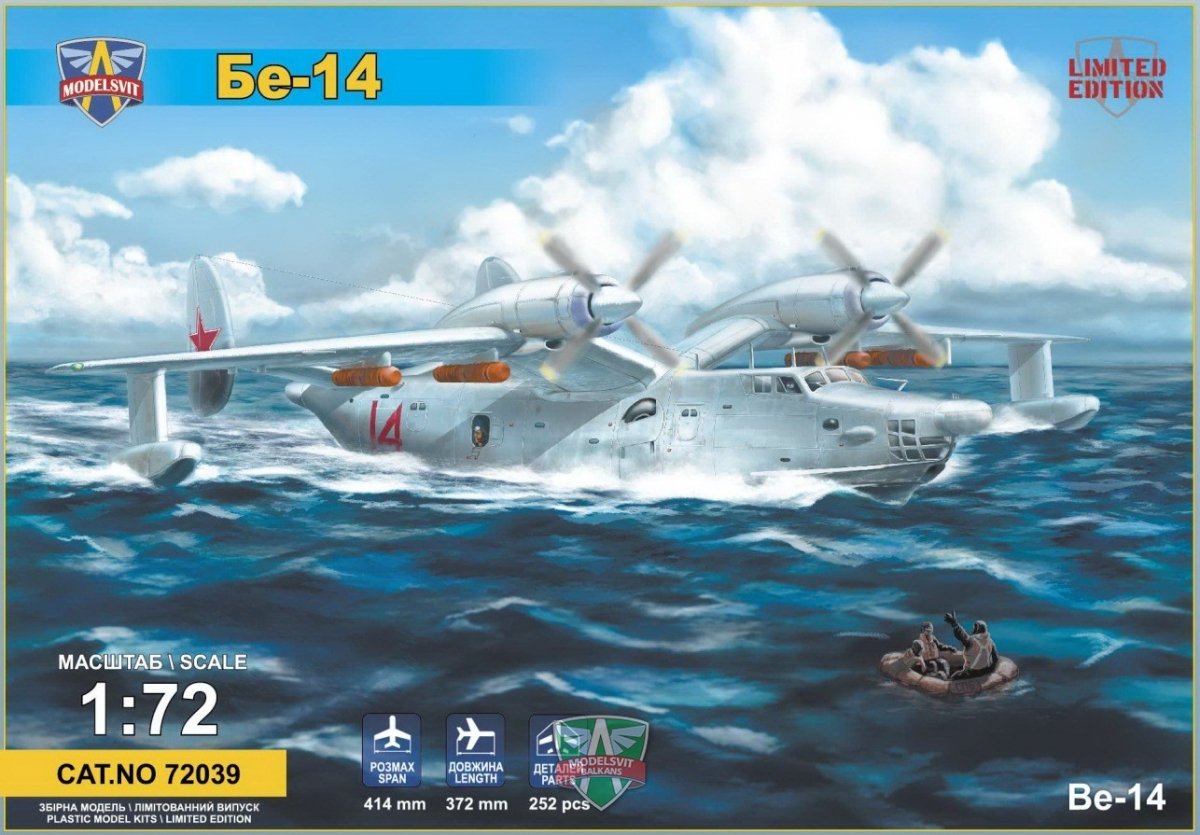 Modelsvit 72039 Beriev Be-14 All-weather SAR flying boat 1/72