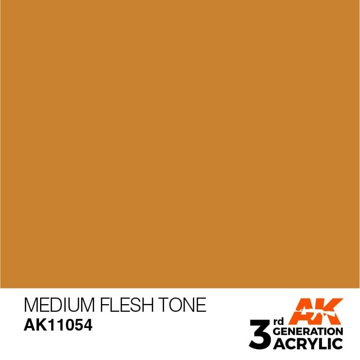 AK Interactive AK11054 Teint chair moyen 17 ml