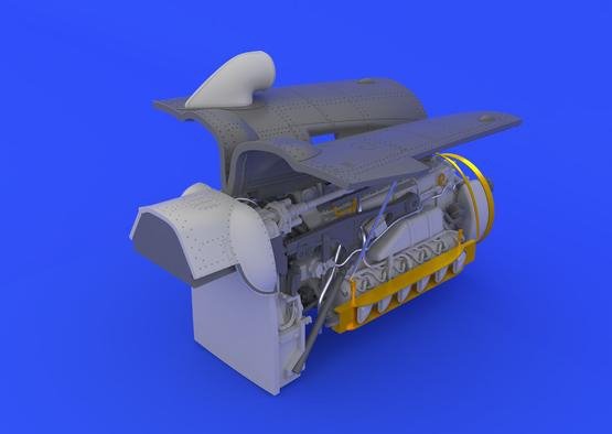 Eduard 648250 Bf 109G-6 engine &amp;amp; fuselage guns 1/48 EDUARD – image 4