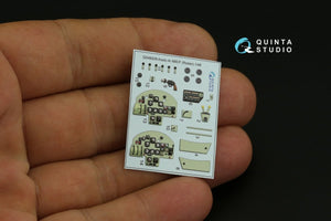 Quinta Studio QD48209 Arado Ar 68 E/F 3D-Printed &amp;amp; colored Interior on decal paper (Roden) 1/48 – image 2