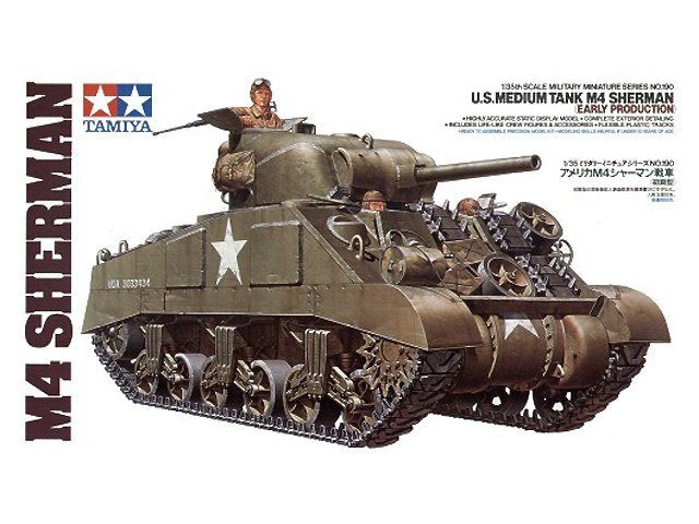Tamiya 35190 US Medium Tank M4 Sherman (Early Production) (1/35)