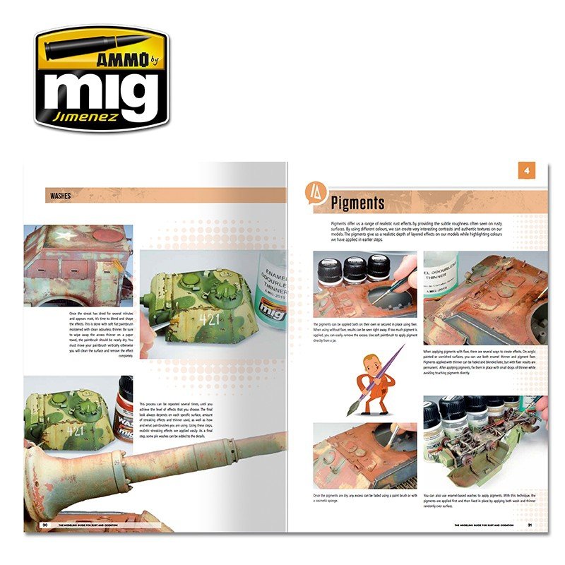 AMMO of Mig Jimenez 6098 THE MODELING GUIDE FOR RUST AND OXIDATION (English) – image 6
