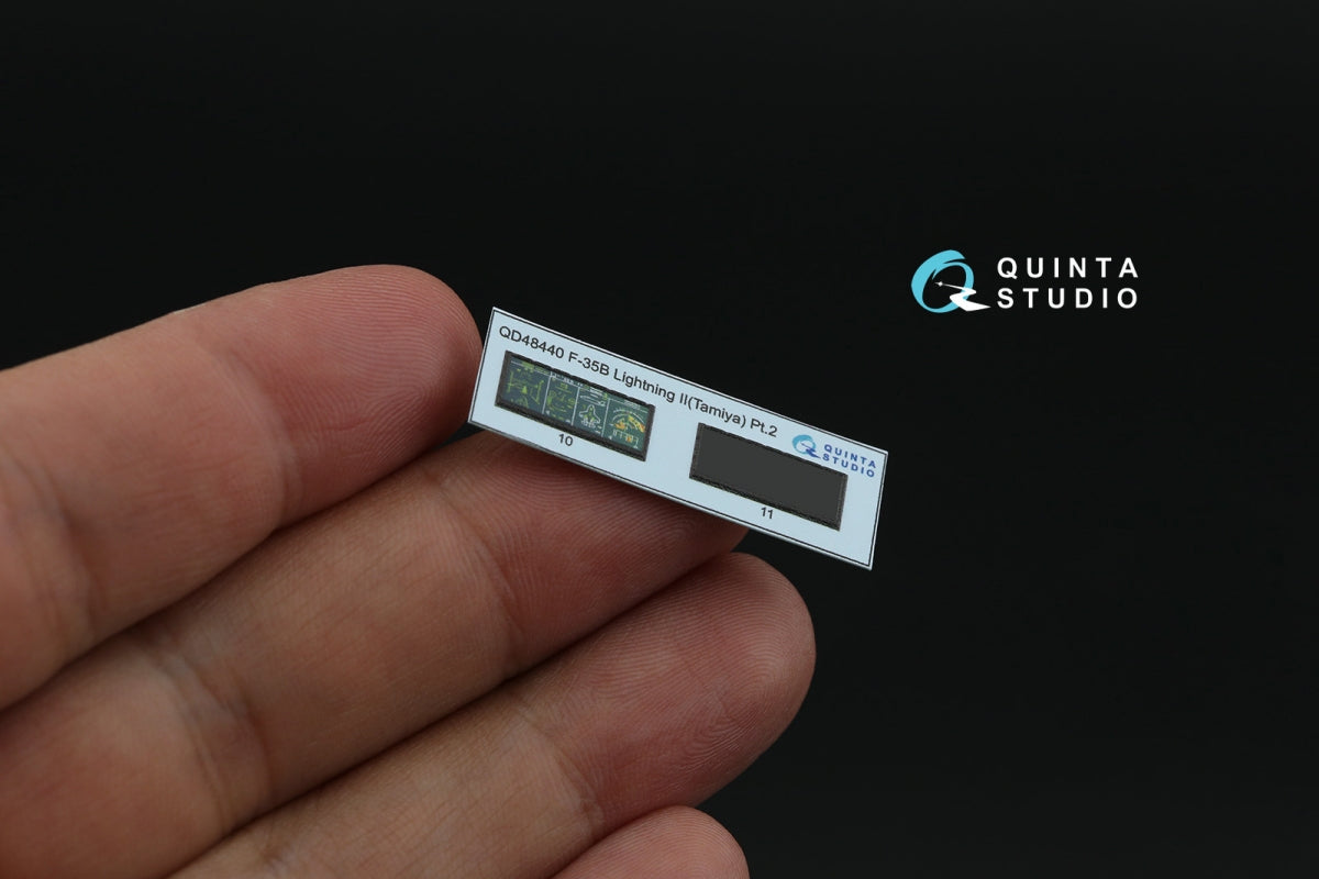 Quinta Studio QD48440 F-35B 3D-Printed &amp;amp; colored Interior on decal paper (Tamiya) 1/48 – imagen 7