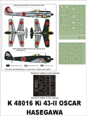 Montex K48016 Ki-43 II Oscar 1/48