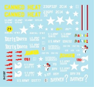 Star Decals 35-C1287 Big Guns in Vietnam 4 1/35 – Bild 3