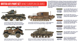 Hataka HTK-AS22 British AFV paint set (WW2 European colors) (6x17ml) – Bild 2