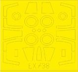 Eduard EX738 TF-104G for KINETIC MODEL 1/48