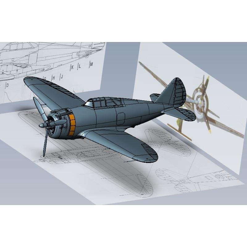 Dora Wings 48034 Republic P-43 B/C Lancer 1/48 – zdjęcie 5