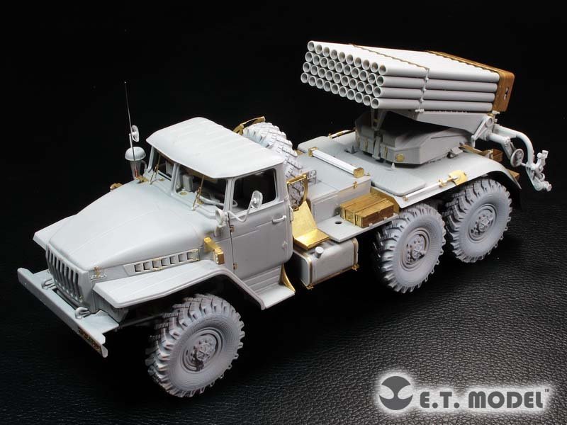 ET Model E35-191 Russian BM-21 Grad Multiple Rocket Launcher (For TRUMPETER 01013) (1/35) – immagine 4