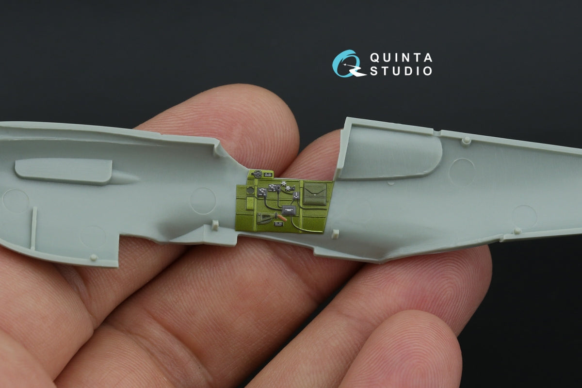 Quinta Studio QD+72054 P-40E Warhawk 3D-Printed &amp;amp; colored Interior on decal paper (Academy/Modelist) (with 3D-printed resin parts) 1/72 – image 8
