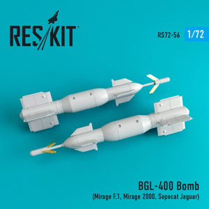 RESKIT RS72-0056 BGL-400 BOMBS (2PCS) 1/72