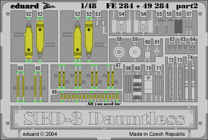 Eduard FE284 SBD-3 ACCURATE MINIATURES 1/48 – immagine 2