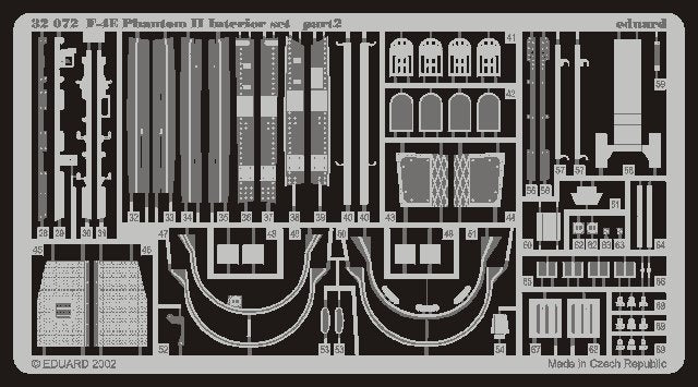 Eduard 32503 F-4E interior 1/32 Tamiya – imagen 2