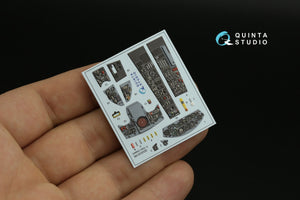 Quinta Studio QDS-32188 F-104J 3D-Printed colored Interior on decal paper (Italeri) (small version) 1/32 – image 5