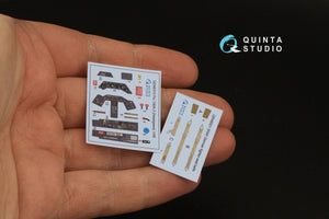 Quinta Studio QD48313 Fw 190A-3 3D-Printed &amp;amp; colored Interior on decal paper (Hasegawa) 1/48 – Bild 4