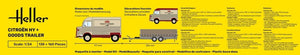 Heller 52331 Starter Kit Citroen Hy + Goods Trailer 1/24 – image 6