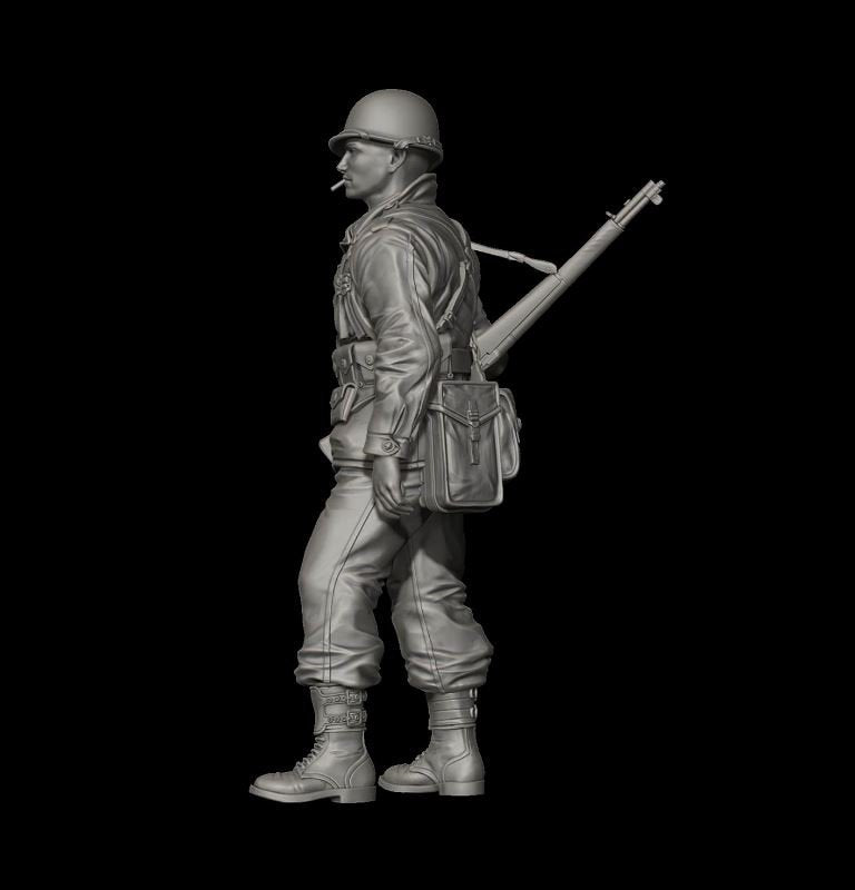 Panzer Art FI35-094 US Soldier in M43 uniform No.1 1/35 – image 3