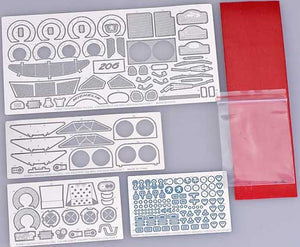 Hobby Design HD02-0312 Peugeot 206 WRC 03 Detail-UP Set (for Tamiya) 1/24 – Bild 2