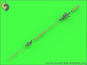 Master AM-72-106 Sukhoi Su-17, Sukhoi Su-20, Sukhoi Su-22 (Fitter) - Pilot Tubes and 30mm gun barrels 1/72