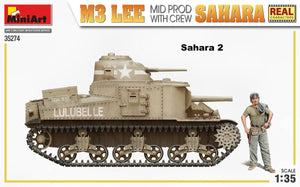 MiniArt 35274 M3 LEE MID MADE BY SAHARA w/CREW 1/35 – imagen 6