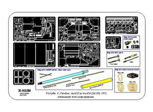 Aber 35K02T Pz.Kpfw. V Ausf.D and A (Sd.Kfz.171) Panther for Takom 1/35 – image 4