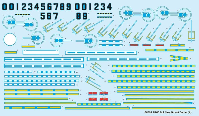 Trumpeter 06703 PLA Navy Aircraft Carrier 1/700 – obrázek 3