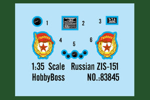 Hobby Boss 83845 Russian ZIS-151 1/35 – zdjęcie 10