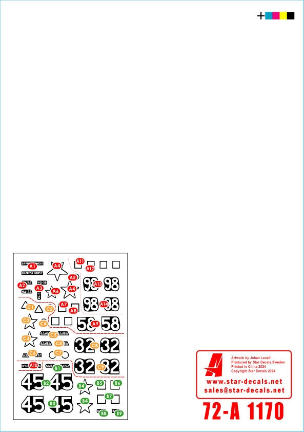 Star Decals 72-A1170 US 6th Armored Division 4. The Super-Sixth in Europe 1944-45. Special Tanks 1/72 – immagine 2