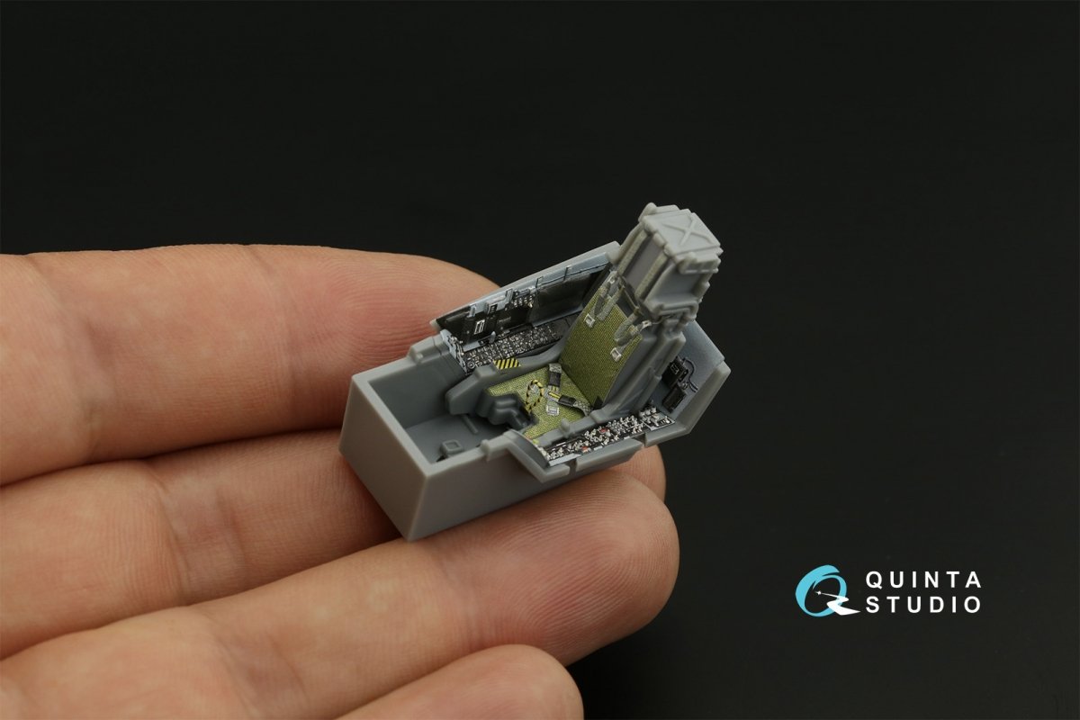 Quinta Studio QD48259 F/A-18E 3D-Printed &amp;amp; colored Interior on decal paper (HobbyBoss) 1/48 – image 10