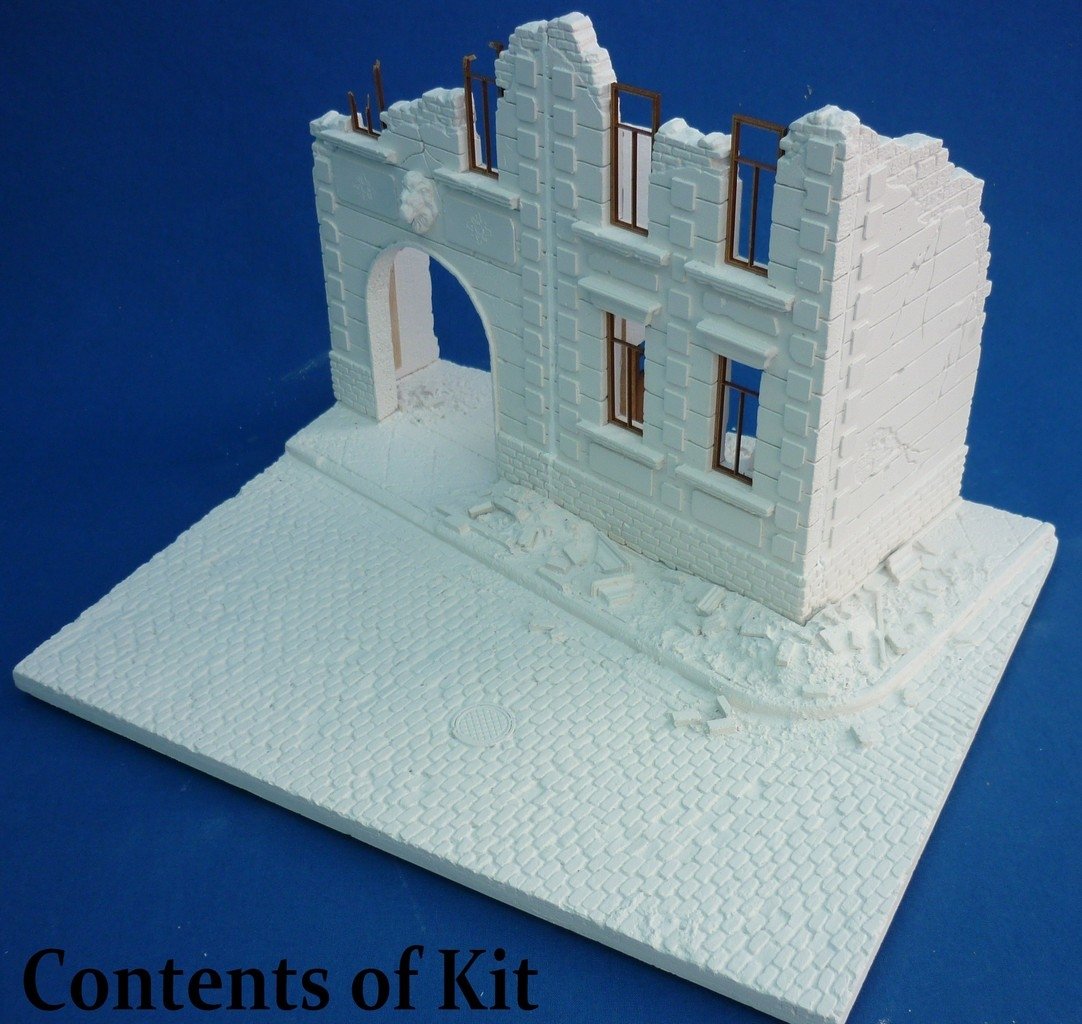 RT-Diorama 35222 Diorama-Base: &amp;quot;Bombed out Street&amp;quot; 1/35 – image 2