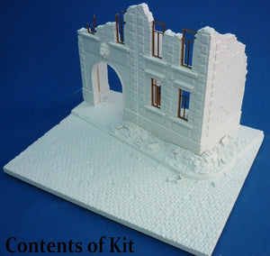 RT-Diorama 35222 Diorama-Base: &amp;quot;Bombed out Street&amp;quot; 1/35 – image 2
