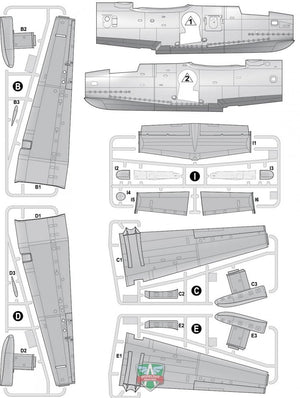 Modelsvit 72039 Beriev Be-14 All-weather SAR flying boat 1/72 – obrázek 4