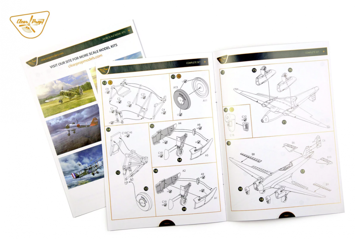 Clear Prop! CP72019 DH.88 COMET ADVANCED KIT 1/72 – image 16