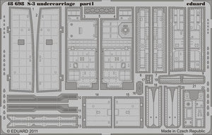Eduard 48698 S-3 undercarriage 1/48 Italeri – Bild 2