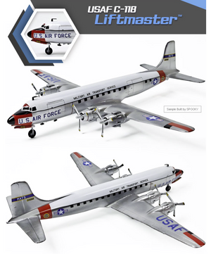 Academy 12634 USAF C-118 Liftmaster 1/144 – immagine 6