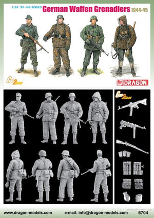 Dragon 6704 German Waffen Grenadiers 1944-45 1/35 – image 2